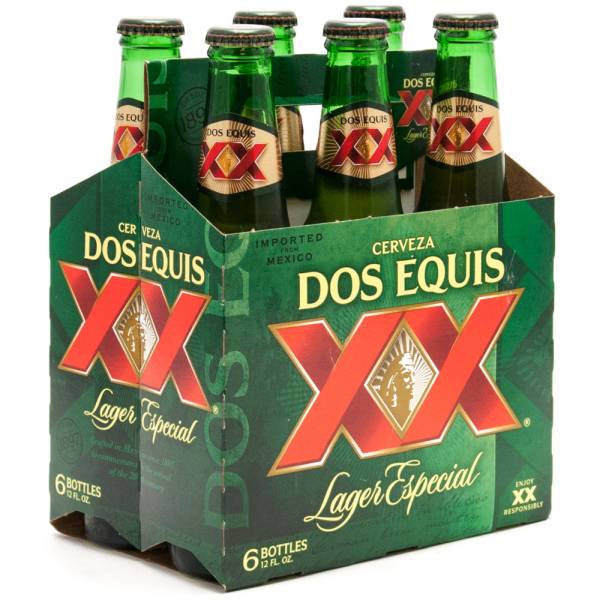 Set of 2 Dos Equis XX Imported Beer Glass in Excellent Condition.