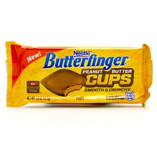 Nestle Butterfinger Peanut Butter Cups Smooth & Crunchy 1.5oz.